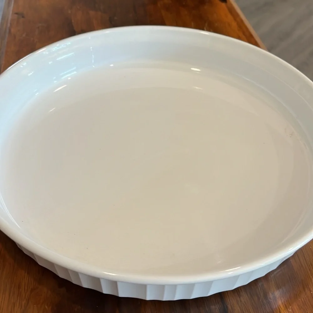 White Corning-wear Baking Dish F-3-B